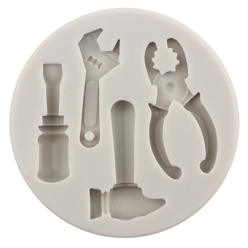 Аппаратные средства, силиконовые формы, молотковые плоскогубцы, гаечный ключ, форма для помадки, инструменты для украшения торта «сделай сам», конфетная глина, формы для шоколадной мастики