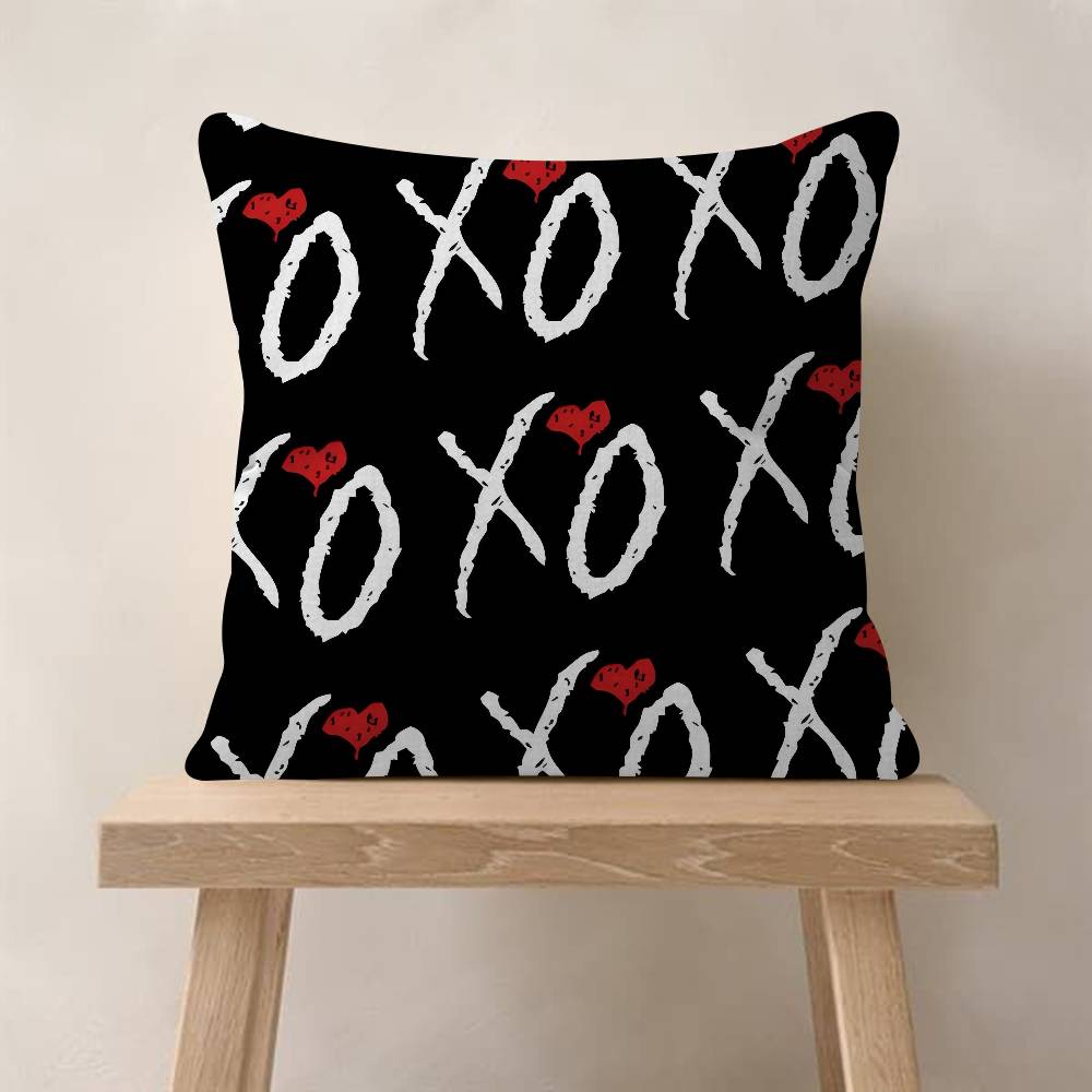 Rapper The Wweeknd X O album Cushion Cover Pillowcase Upholstery Sofa Throw Pillow Home Decor Pillowcas