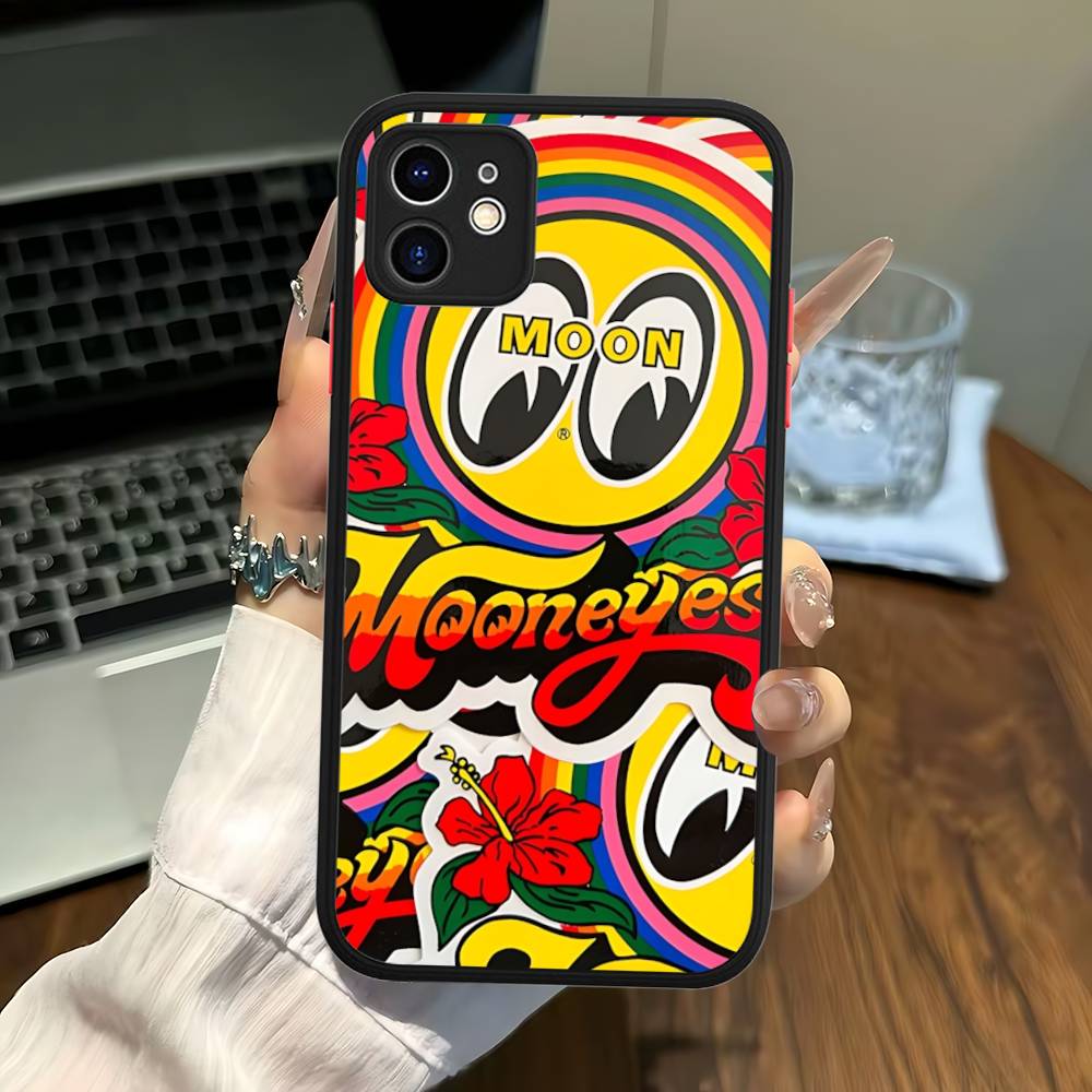 Classic Vintage M-M-MooneyeS Logo Phone Cases For IPhone 16 15 14 Plus 13 12 11 Pro Max Matte Oft Bumper Phone Cover