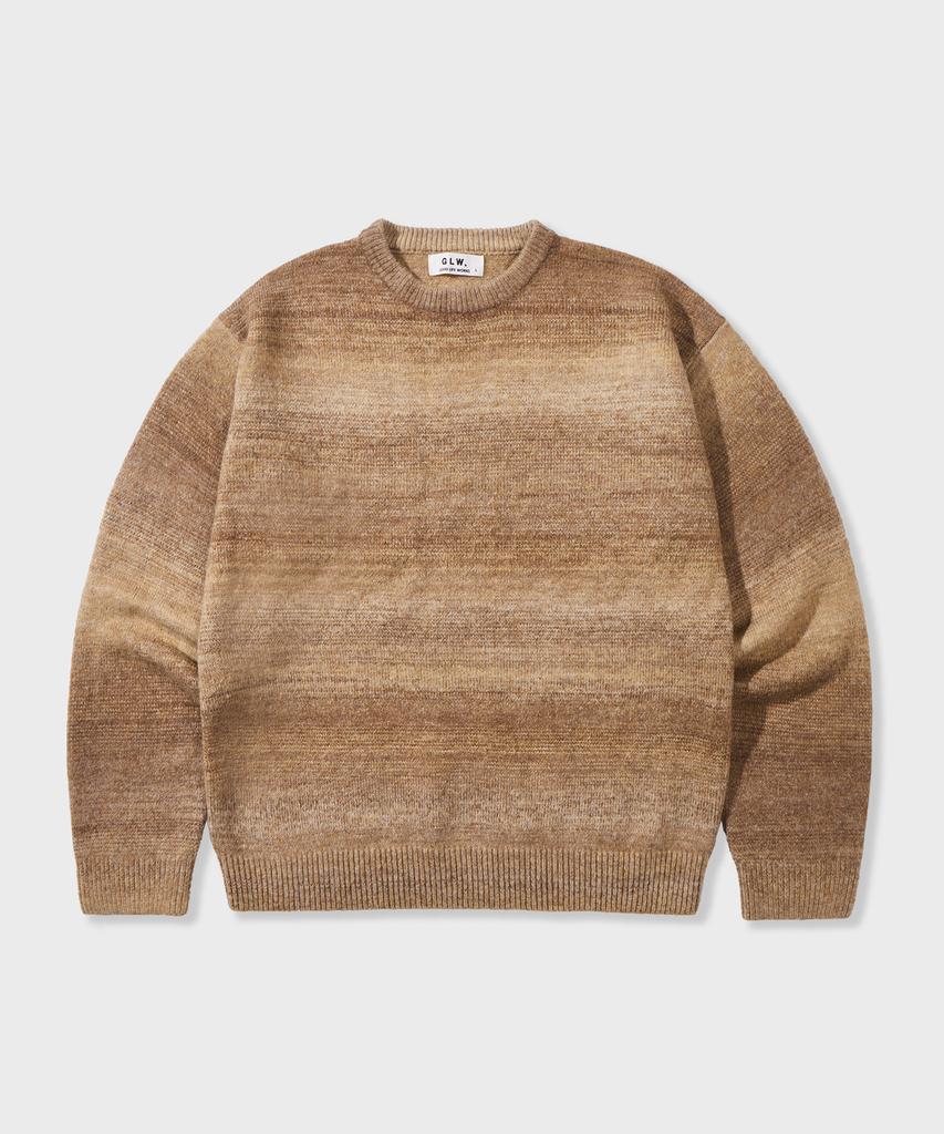 GLW Gradient Brushed Knit Brown