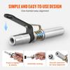 VEVOR Grease Gun Coupler, 10000 PSI High Pressure, 6-Jaw Locking, Quick Release Grease Gun Tip with Hose/Zerk Fittings Cleaner, Compatible with All