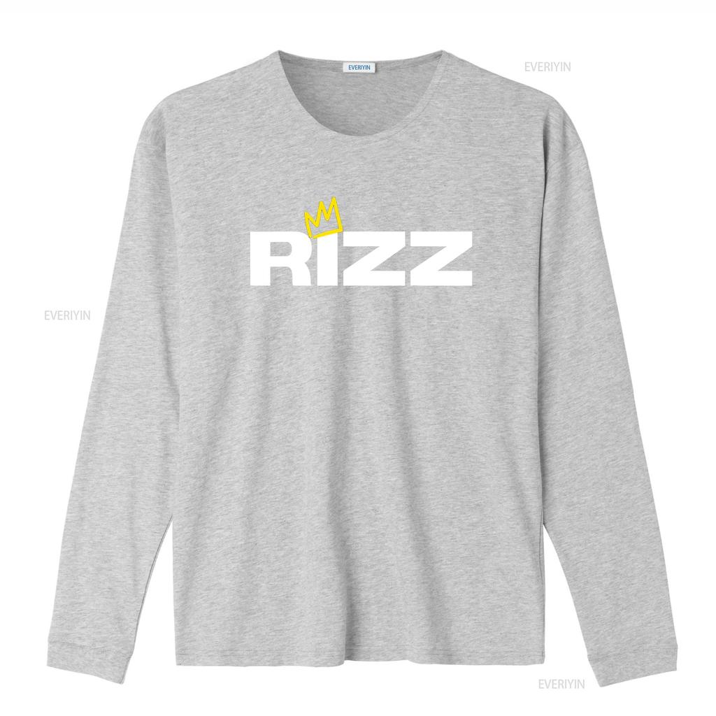 Rizz King or Queen T Shirt vintage Washed designer clothes Breathable graphic Stretched fashion Versatile Casual Comfortable