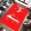 Sydney Swans Carpet Rug for Living Room Bedroom Home Sofa Decoration,Kids Play Nonslip Floor Mat
