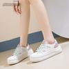 Women's Sneaker Chunky Platform Spring Summer Board Shoe Lace-up Color Blocking Women Shoes Casual Round Toe Casual Sport Tennis