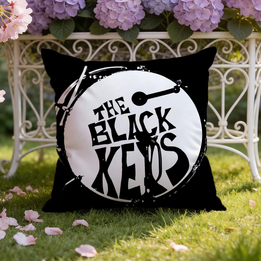 Подушка с принтом группы The Black Keys Чехол для подушки для дома и автомобиля: Двусторонняя конструкция для максимального комфорта