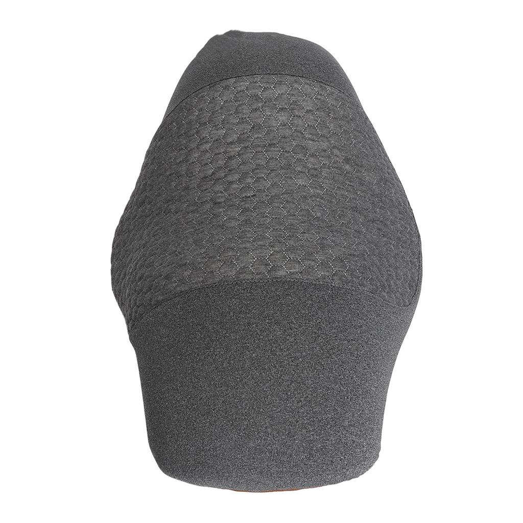 Neck Curve Massage Pillow Vibration Hot Compression Cylindricity Heating Massaging Neck Pillow Grey