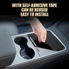 PVC Film For Tesla Model 3 Model Y 21-22 Interior Decoration Central Console Trims Multi Style Anti-scratch Car Central Control Panel Sticker