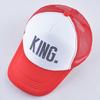 Children Baseball Cap Kids Summer Breathable Mesh Caps King And Queen Snapback Caps For Boys Girls