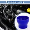 X AUTOHAUX 1 комплект Внутренний диаметр 63-89мм/2.48"-3.50" Длина 76мм/2.99" Прямой 0 градусов Синий силикон
