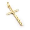 [K6324] - Позолоченный кулон «Крест» - 38x18 мм