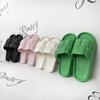 Fashion Indoor Home Soft Sole Cloud Slippers Women Summer Beach Thick Platform Female Flip Flops Eva Non Slip Sandals for Bathroom Slide