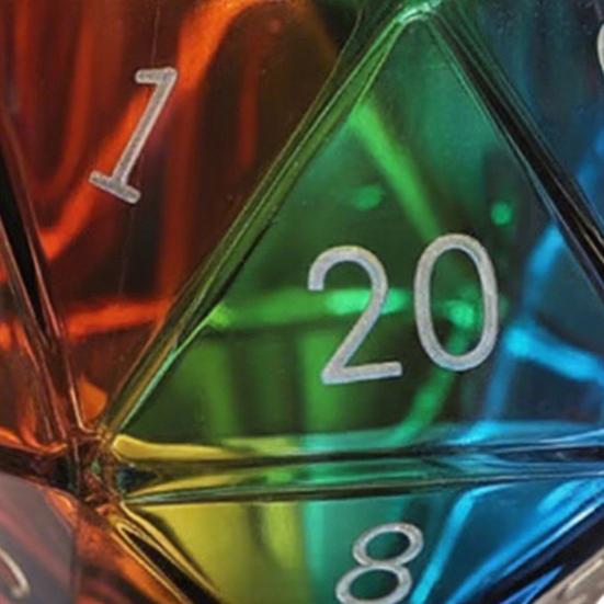 Rainbow Dice Mug Glass Tea Cup Multicolor Funny Coffee Cup