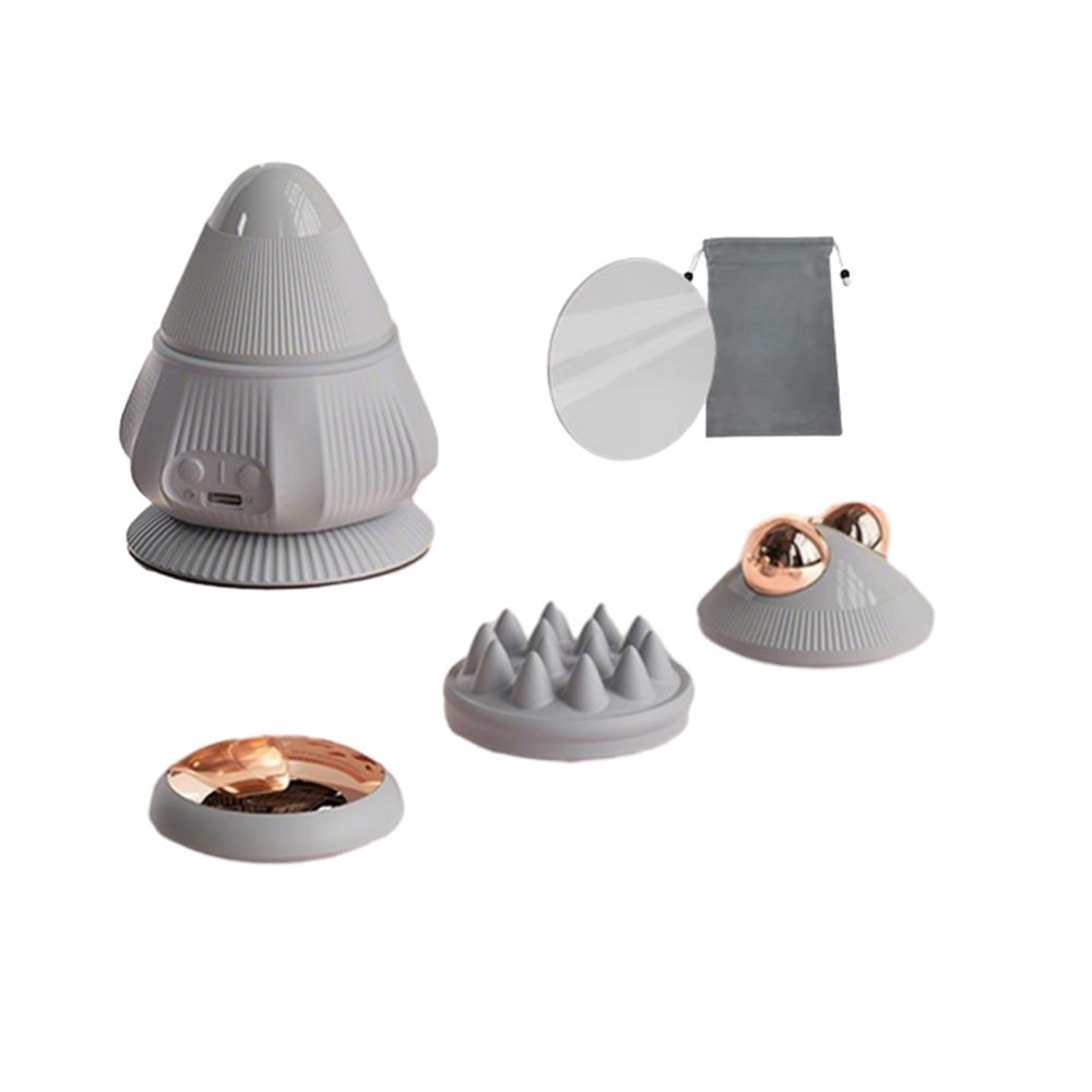 Многофункциональный электрический массажный мяч для тела 4-в-1, вибрационный фасциальный мяч, массажер для шеи, спины, талии, головы, расслабление мышц, masajeador