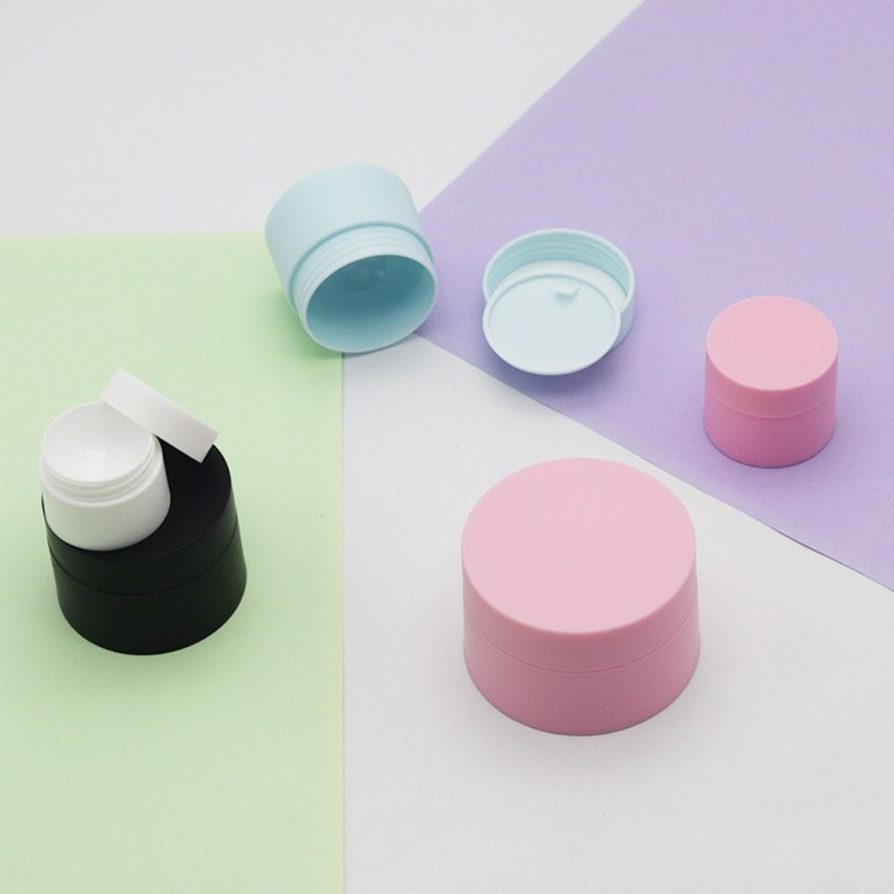 Пластиковые косметические банки для крема 5-100 г контейнер для бальзама для губ банки флаконы для крема для лица дорожные