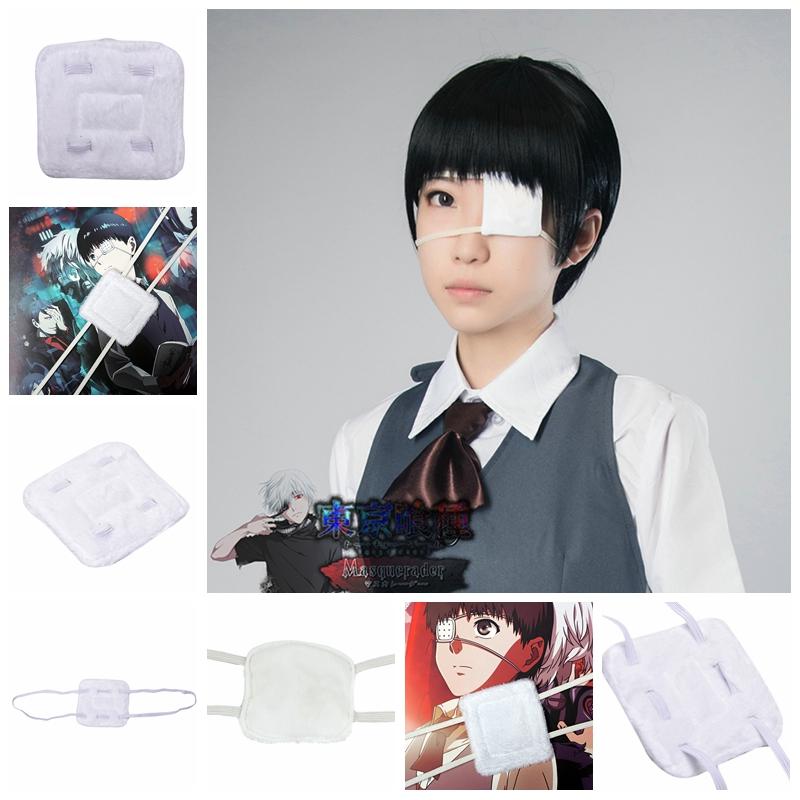 Аниме Токийский Гуль Канеки Кен Блиндер белая повязка на глаз одноглазая маска реквизит для косплея
