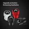 AAMZ1 4Pcs Aluminum Alloy For Citroen C4 C3 C2 C1 C5 Berlingo Interior seat headre Xsara Picasso Cactus Saxo Car Wheel Tire Valve Caps