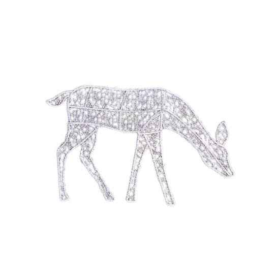 Yousheng 2D светодиодная фигурка семьи оленей со светодиодной подсветкой, рождественский уличный оленевод, украшение для садового газона