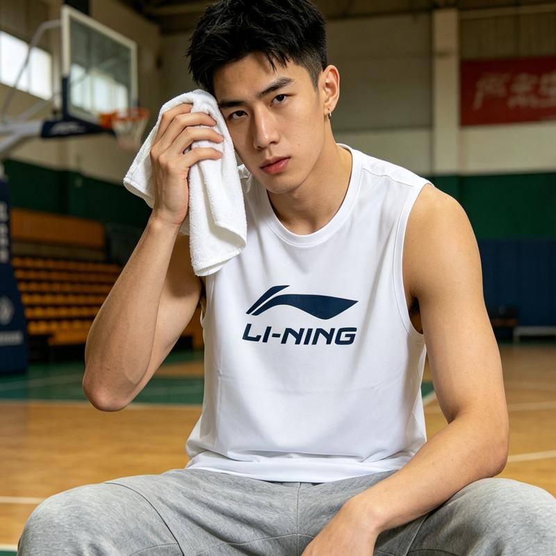 Men's Li-Ning Tank Tops Men's Crew Neck Moderate