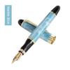 Перьевая ручка Jinhao X450 Иридиевое перо Полностью металлическая Золотой зажим Роскошные ручки Подарок студенту Канцелярские товары Офис Школьные принадлежности