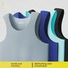 Catman Men's Summer Quick-Dry Seamless Sports Vest: Ice Silk, Tight Fit, Wide Shoulders.