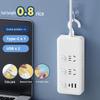 Умный USB Многофункциональный Сетевой Фильтр с Независимым Выключателем и Боковой Вилкой