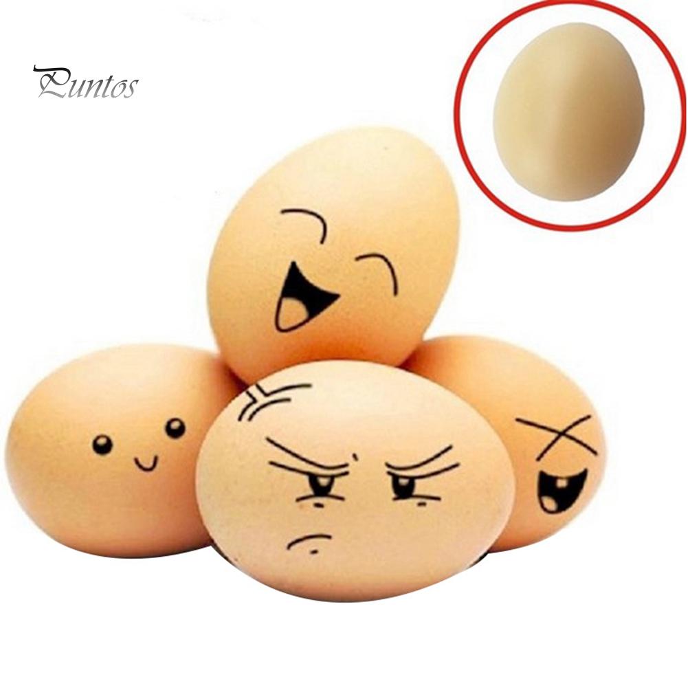 Искусственные яйца для декорирования на Пасху. 6 шт