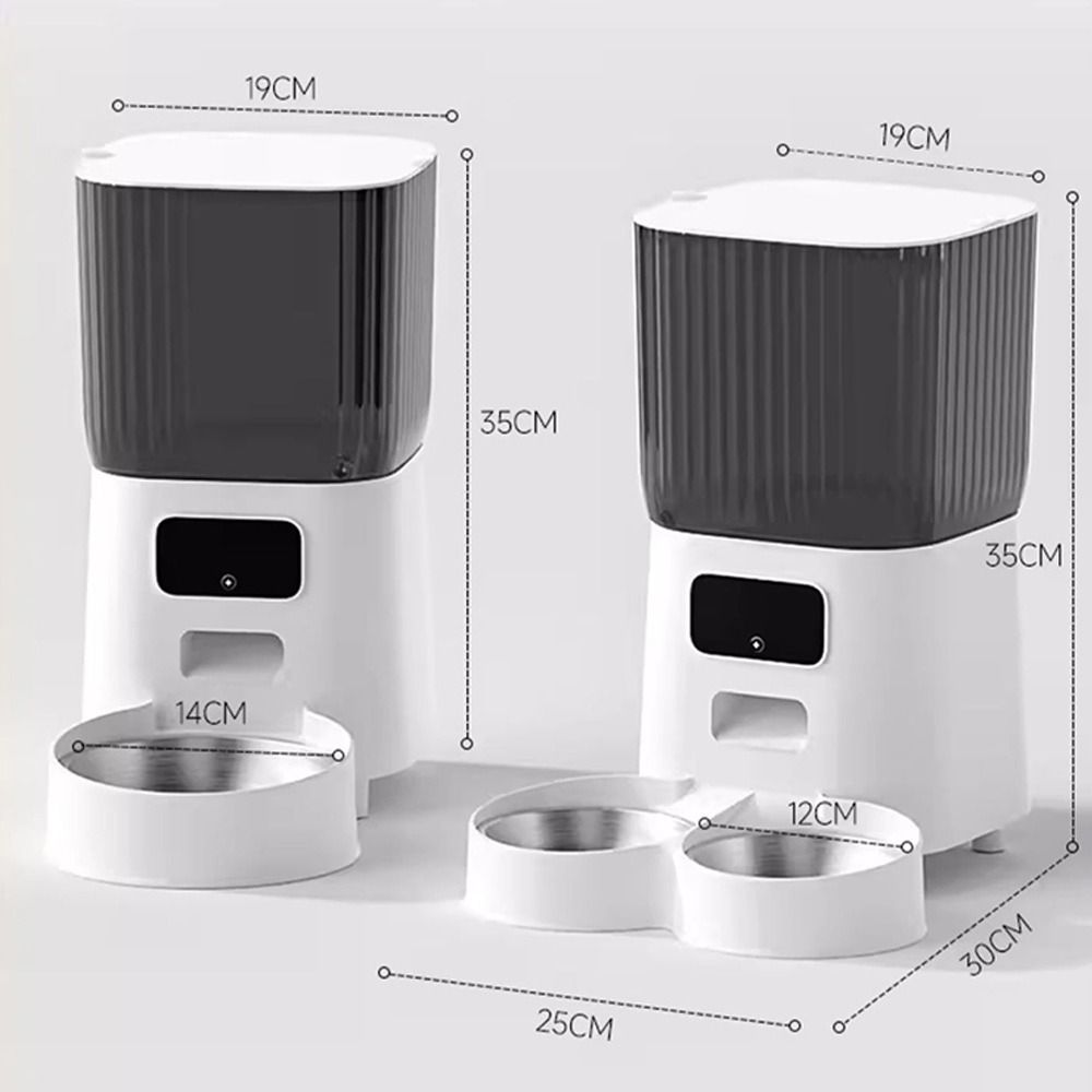 Автоматическая кормушка для кошек с дистанционным управлением по Wi-Fi, с таймером, диспенсер для кошачьего корма для кошек и собак