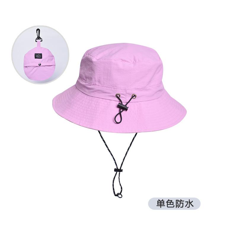 Новая летняя водонепроницаемая шляпа-ведро для мужчин, для рыбалки, альпинизма, складная, для хранения, цветная, солнцезащитная шляпа для детей
