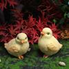 Resin Decor Animal With Chick Design For Garden Micro Landscape Ornament Patio