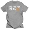 Vintage It's Time For Plan B Bitcoin T Shirt Men BTC Crypto Currency Tshirt Cryptocurrency Blockchain Geek Clothes T-Shirts