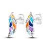 925 Silver Earring Stud For Women Moon Star Cat Design Wedding Party Jewelry Gift Handmade