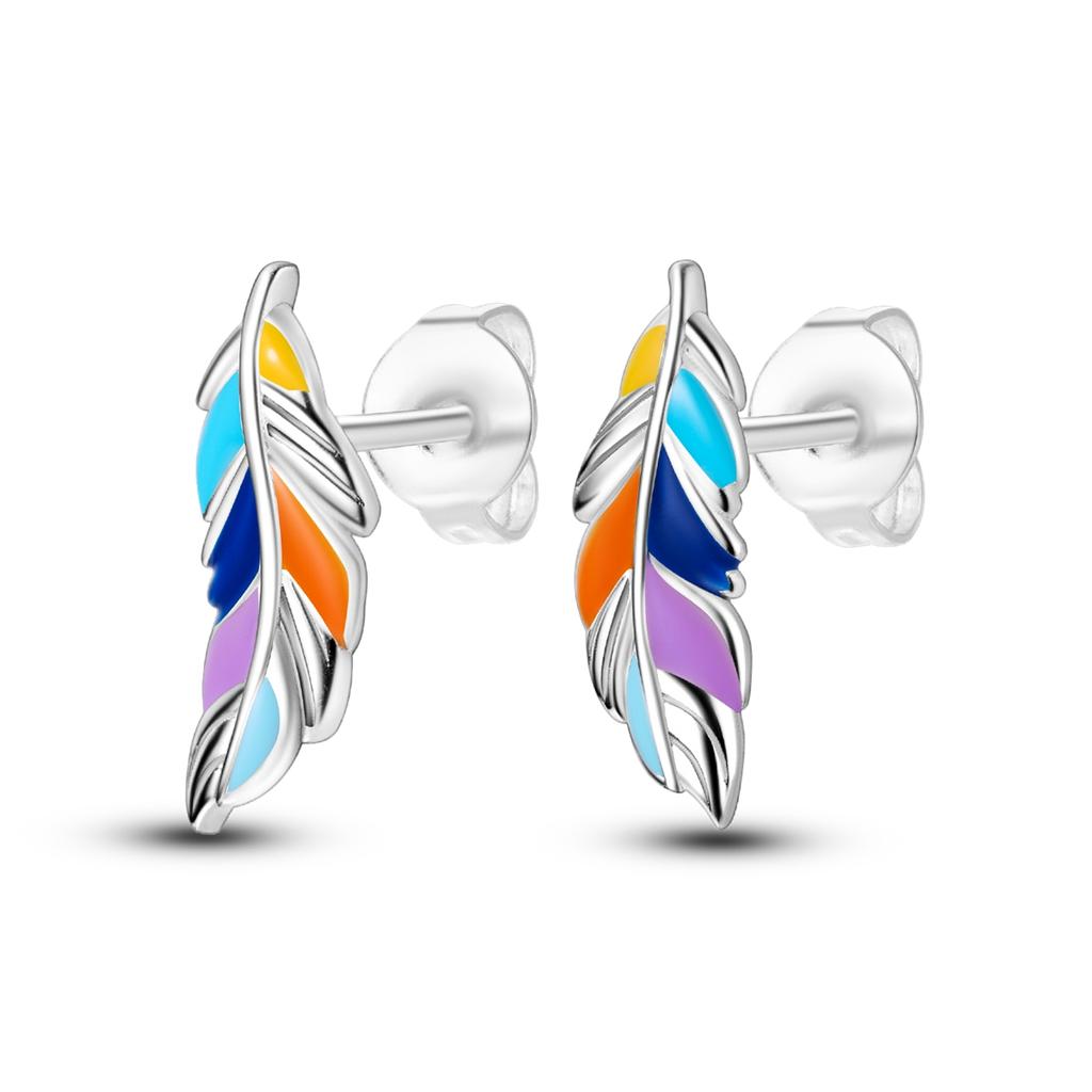 925 Silver Earring Stud For Women Moon Star Cat Design Wedding Party Jewelry Gift Handmade