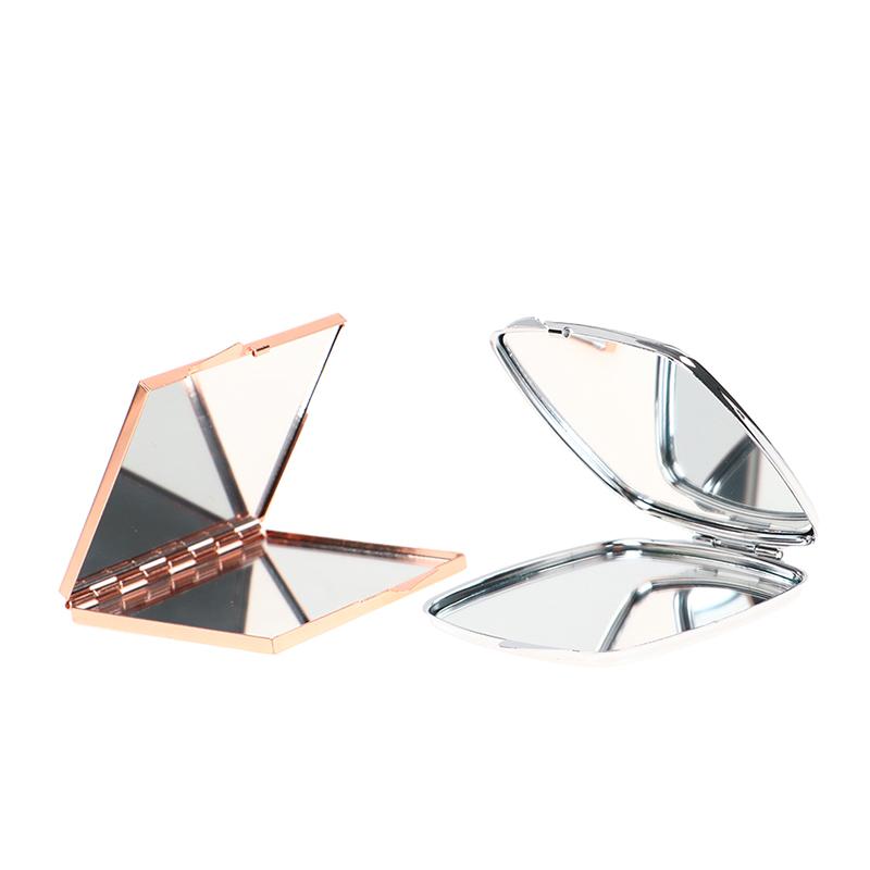 Компактное зеркало для макияжа, косметическое увеличительное круглое карманное зеркало для макияжа