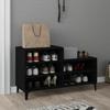 VidaXL Shoe Cabinet Black 102x36x60 Cm Engineered Wood 819733