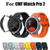 Watchband + Case Cover for CMF Watch Pro 2 Durable Hard PC Protective Shell Strap Wristband Watch Protective Cover Decoration Accessories