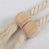 Hand-Woven Solid Wooden Magnetic Knot Buckle Curtain Tiebacks Boho Style Suitable For Living Room Bedroom Home Decoration