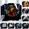 Modern Tai Bagua Yin Yang Pattern Throw Blanket Couch Bed Chair Sofa Leisure Carpet Bagua Array Single Tapestry Sofa Blanket Throw Blankets