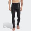 Adidas Techfit Control Tights Letter Embroidery Print Slim Fit Sports Pants Men Tights Black HS9812