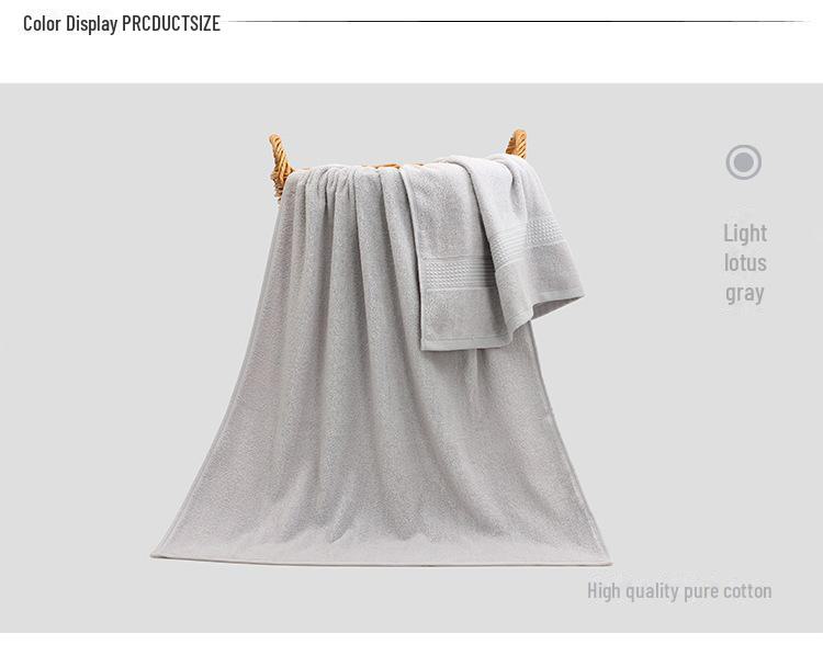 Банное полотенце из длинноволокнистого хлопка Синьцзян типа А - 340 г сатинового чистого хлопка, тонкая гребенная пряжа, индивидуальная упаковка