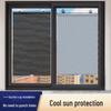 Retractable Sunshade Insulation Film for Car and Home Windows - Light Blocking Roller Blind
