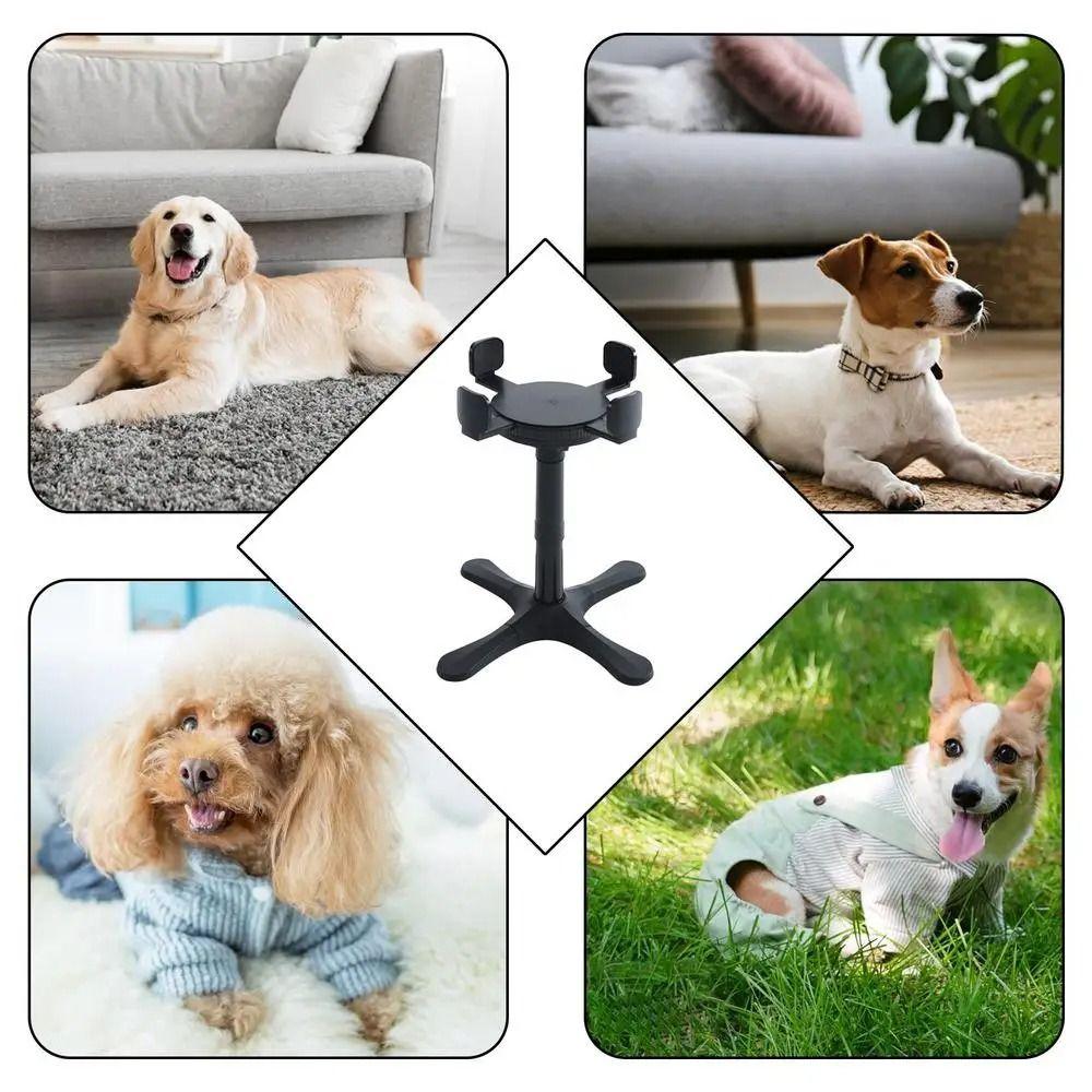 Removable Dog Food Bowl Stand Adjustable Height Angle Liftable Pet Dispenser Water