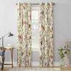 Цветы листья бабочка ретро оконные шторы для гостиной роскошные занавески для спальни кухонные жалюзи шторы