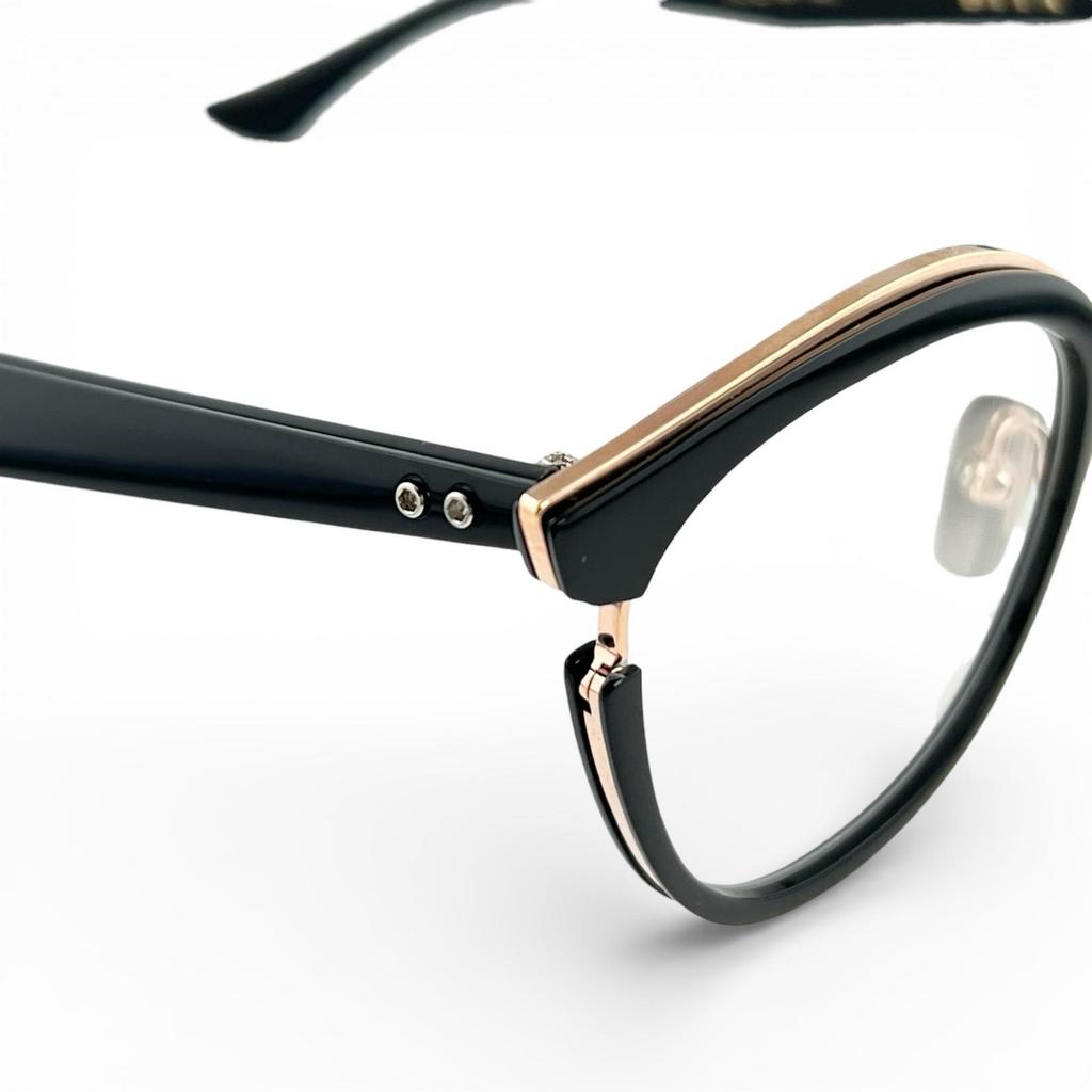 Excellent DITA Glasses MIKRO Cats eye black Women DTX500 Used