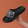 Luxury Women Men's Slippers Fashion Bear Cartoon Flip Flops Indoor Outdoor Soft Thick Soled Non-Slip Sandals Beach Slipper New
