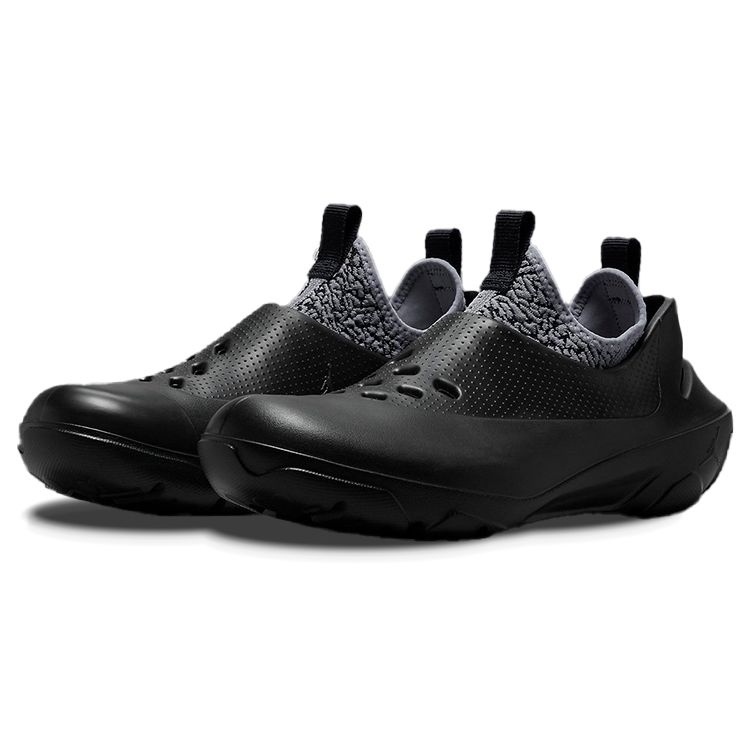 Air Jordan System.23 Черный Цемент Перфорированные Повседневные Клоги DN4890-001
