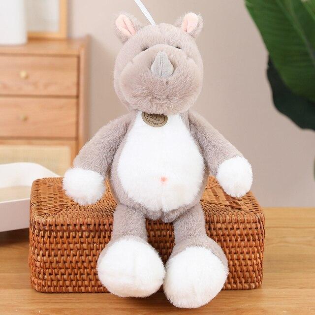 Мягкая игрушка в виде лесных животных, игрушка из джунглей, обезьяна, ленивец, коала, лягушка, лев, слон, детский подарок, коготь-машина, кукла, свадебная кукла-бросок