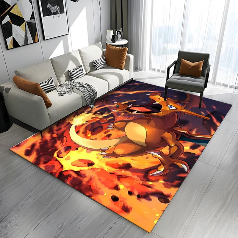 3D C-Charizard Printed Carpet Bedroom Play Mat Rug Bedroom Carpet Living Room Sofa Rug Crawl Mat Top 10 Festive Gifts Potdemiel