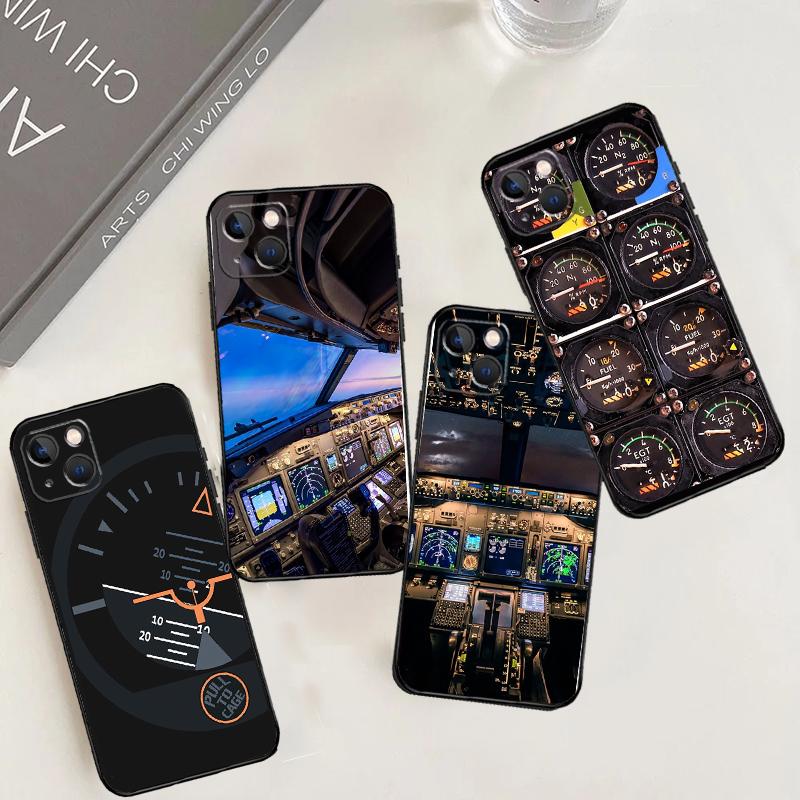 Flight Instruments Cockpit Case For Samsung Galaxy A16 A26 A36 A56 A15 A35 A55 A14 A34 A54 A12 A32 A52 A13 A33 A53 A17