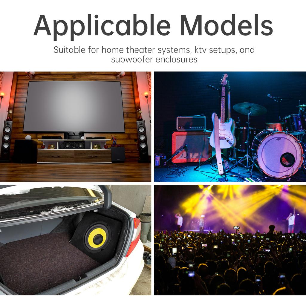 1PCS Loudspeaker Woofer Speaker for Car Audio / Home Theaters, Wide Frequency Response Car Audio Stereo Speaker