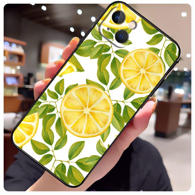 Фруктовый чехол Лимон для iPhone 16 Pro Max 14 13 12 11 15 17 Pro Max mini 15 16 Plus 16e 17 Air Чехол для телефона